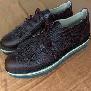 Zimmermann Fringed Leather Oxford Brogues.